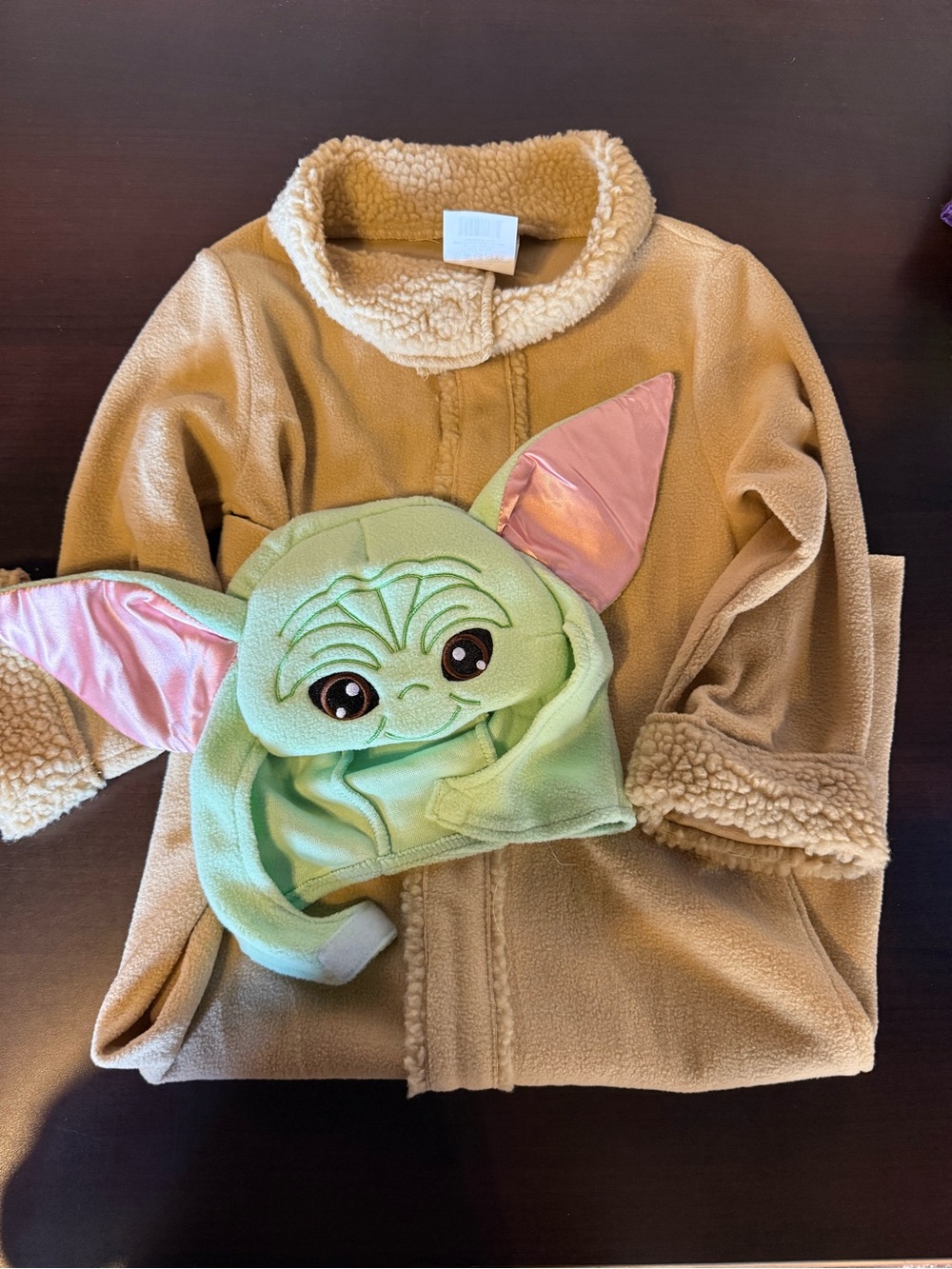 Star Wars Child Grogu (The Child) Green & Tan Halloween Costume Set